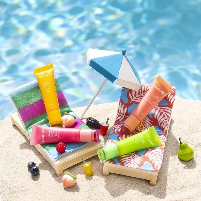 Bâton hydratant naturel véritable à la vitamine E, rouge à lèvres hydratant à la cire d'abeille