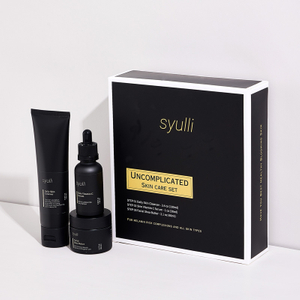 Syulli Coffret de soins de la peau simples pour hommes - 3 pièces