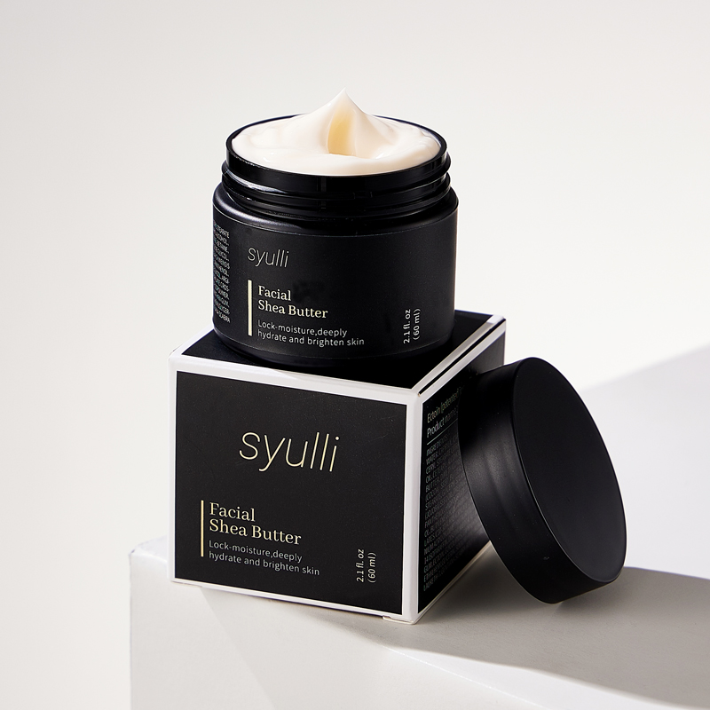 Crème au beurre de karité Syulli | Crème hydratante pour le visage | Convient aux peaux sèches