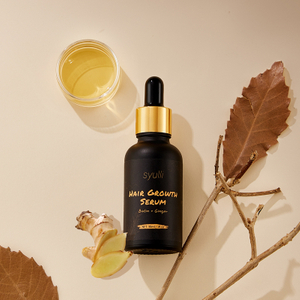 Sérum de croissance des cheveux à base de plantes avec biotine et gingembre