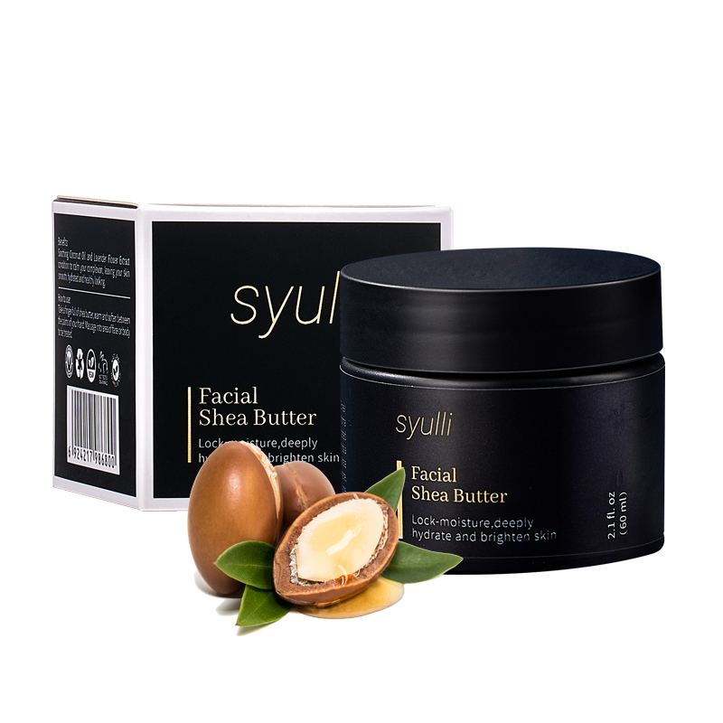 Crème au beurre de karité Syulli | Crème hydratante pour le visage | Convient aux peaux sèches