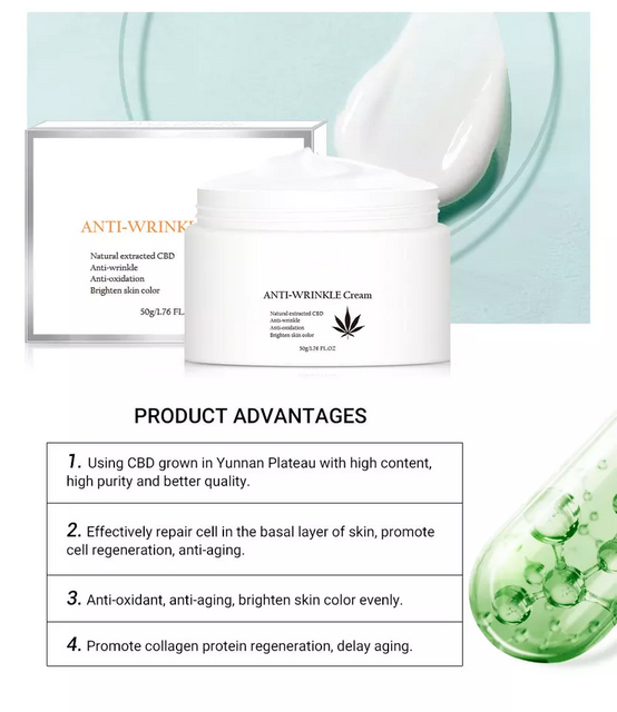 Crème blanchissante biologique coréenne, collagène Anti-rides, soins de beauté pour la peau, crème blanchissante pour le visage